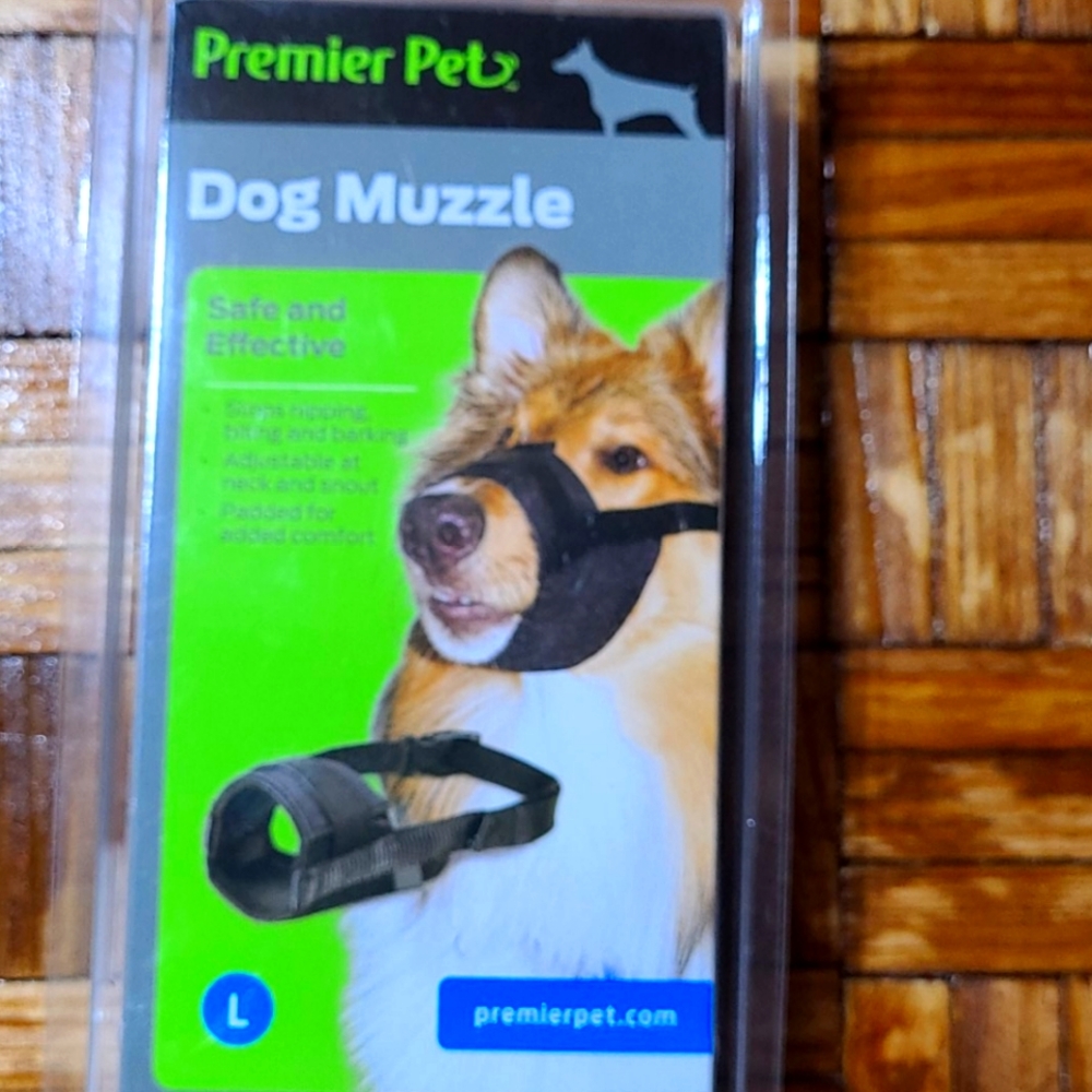 Premier Pet Dog Muzzle for Large Dogs - Padded Nyl